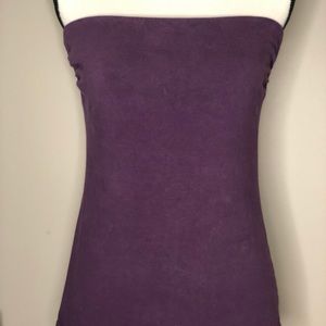 Purple tube top